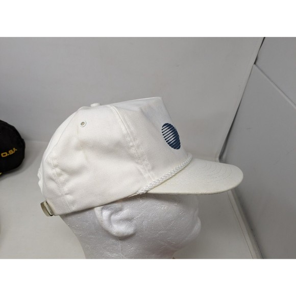 Vintage AT&T Lightguide Fiber Optic Top Gun Employee Baseball Cap Hat Lot - Picture 14 of 16